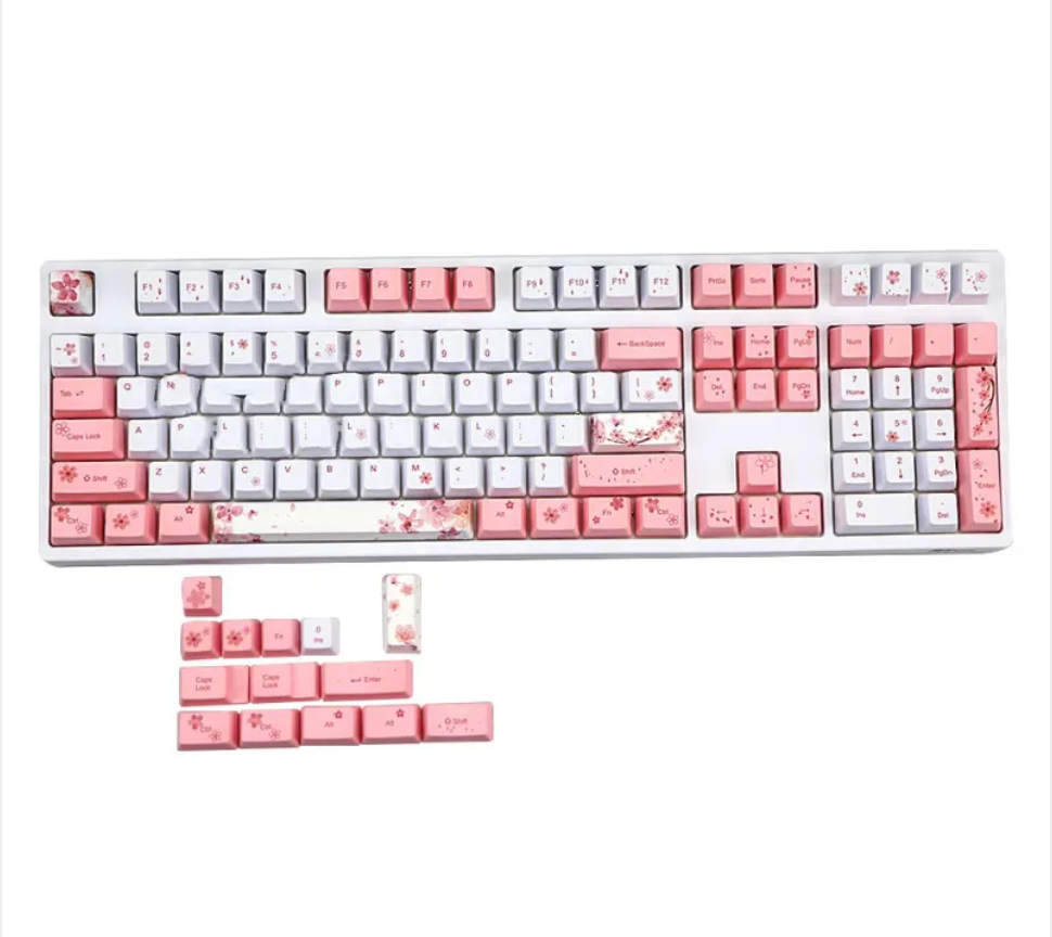 Sakura Sublimation Keycap Set