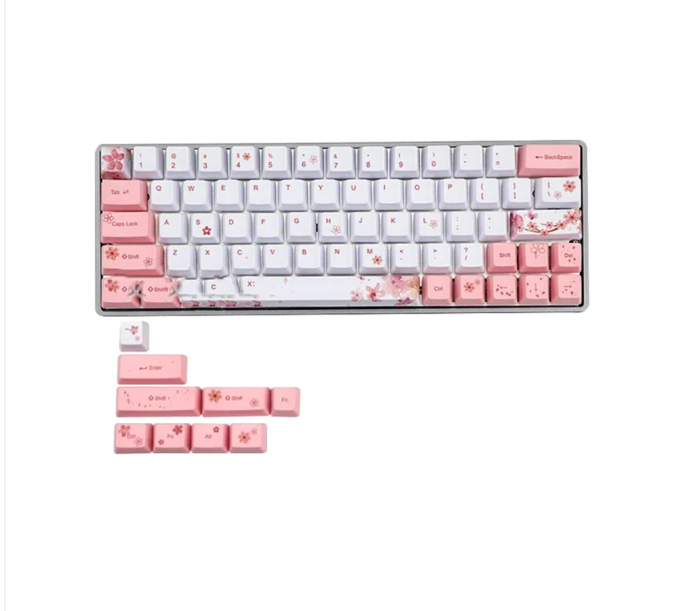Sakura Sublimation Keycap Set