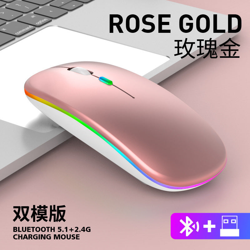 Dual-Mode Wireless Bluetooth Mouse