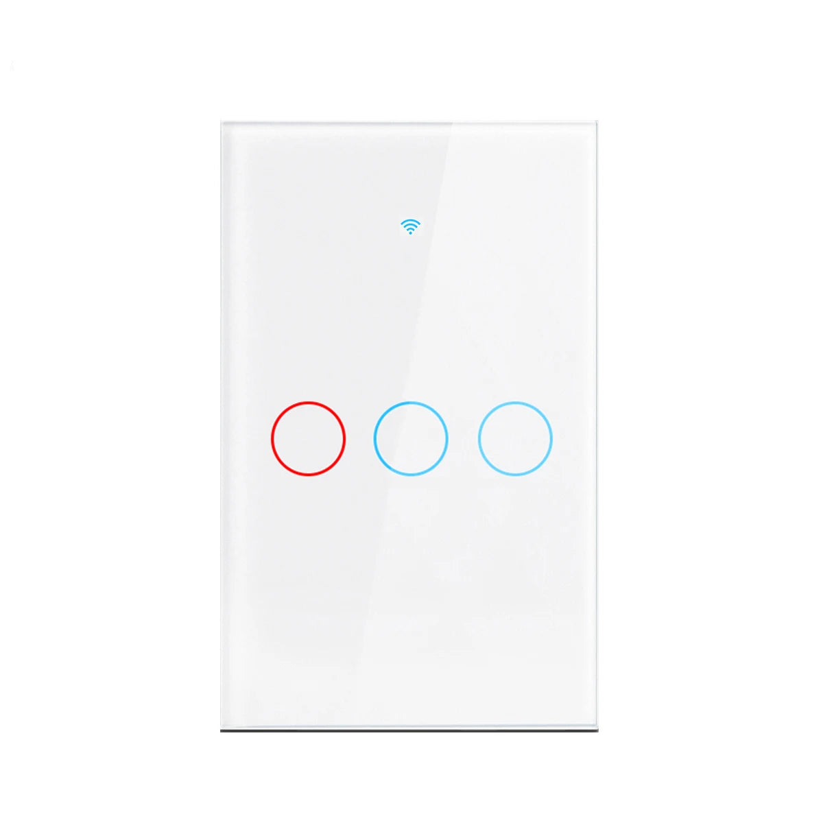 Work with Tuya Wifi US Smart Light Switch Neutral Wire/No Neutral Wire Required 120 Type Wall Touch Switch Alexa, Google Home