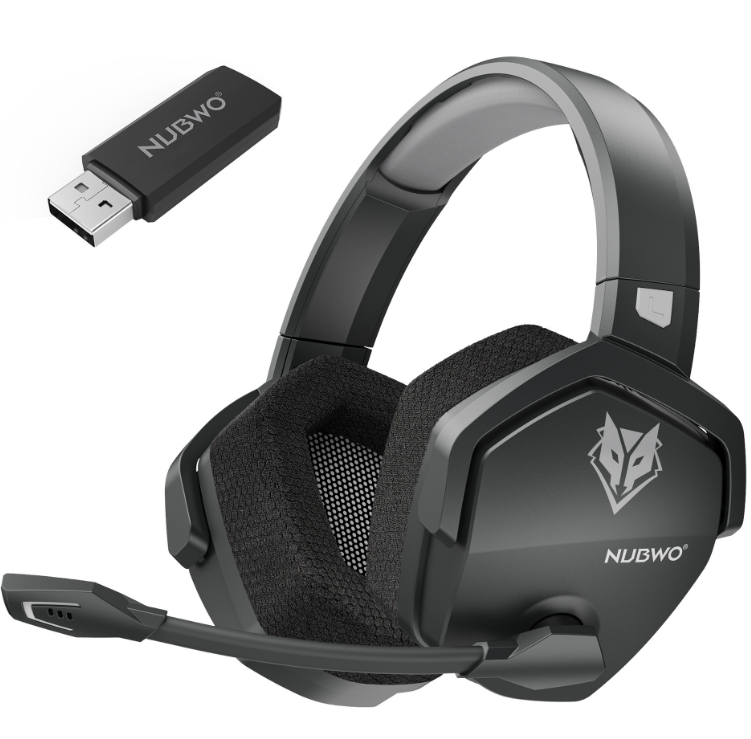 HUSH PRO — Wireless Over-Ear Gaming Headset with Mic