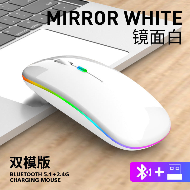 Dual-Mode Wireless Bluetooth Mouse