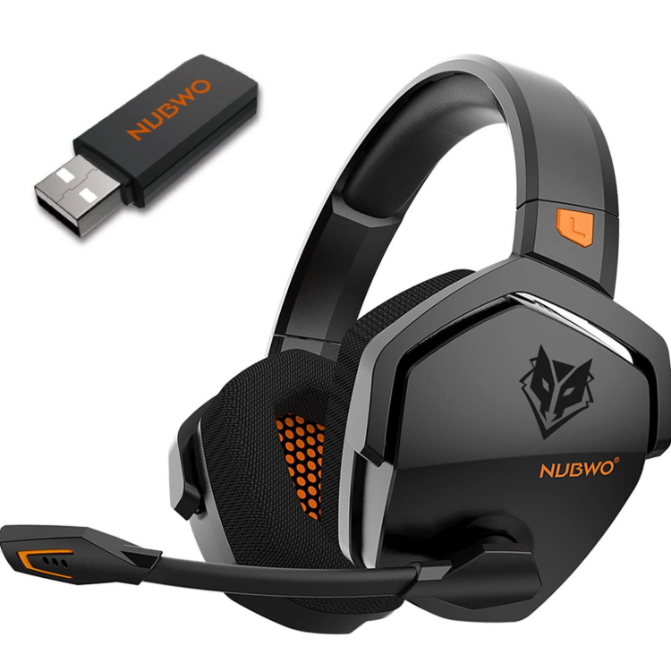 HUSH PRO — Wireless Over-Ear Gaming Headset with Mic