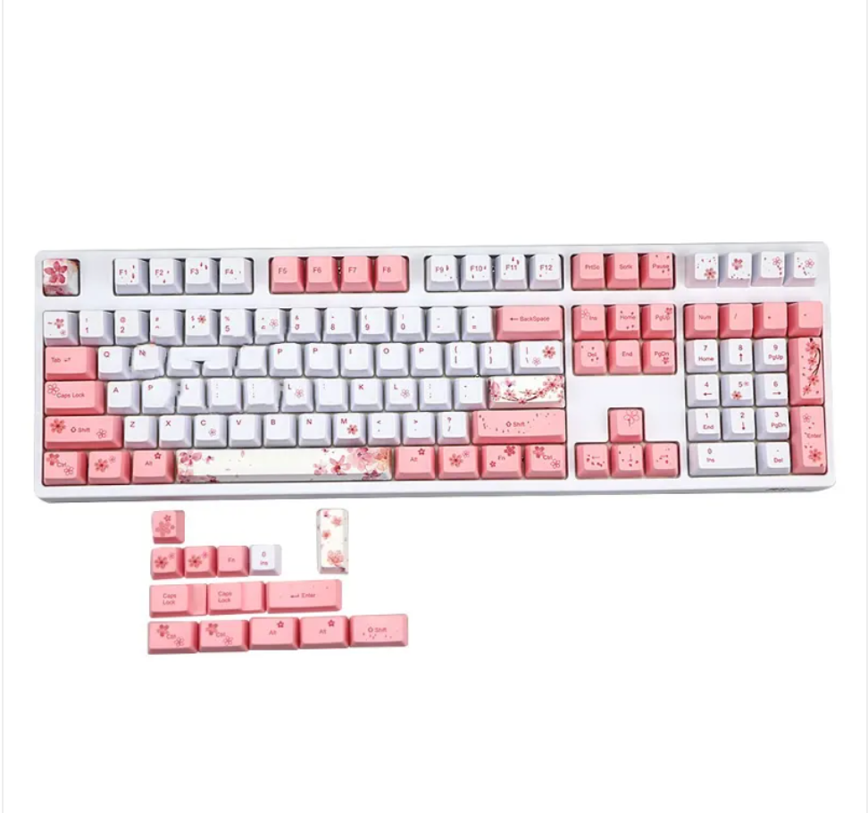 Sakura Sublimation Keycap Set