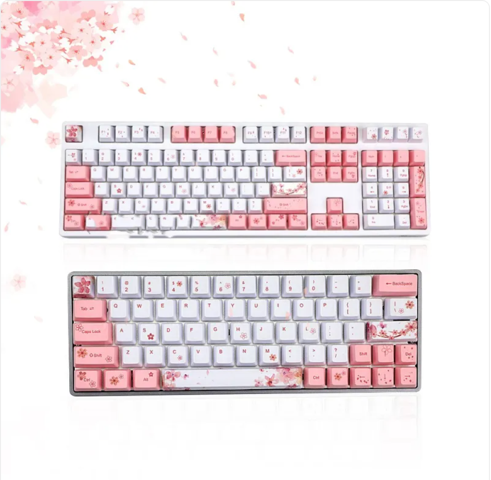 Sakura Sublimation Keycap Set