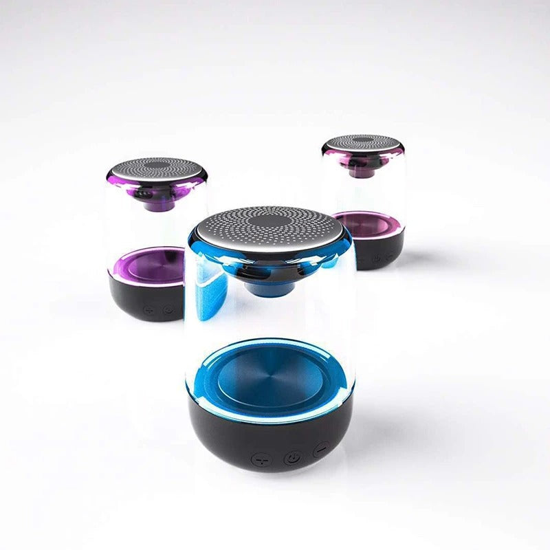 Portable Bluetooth Speaker with LED Lights
