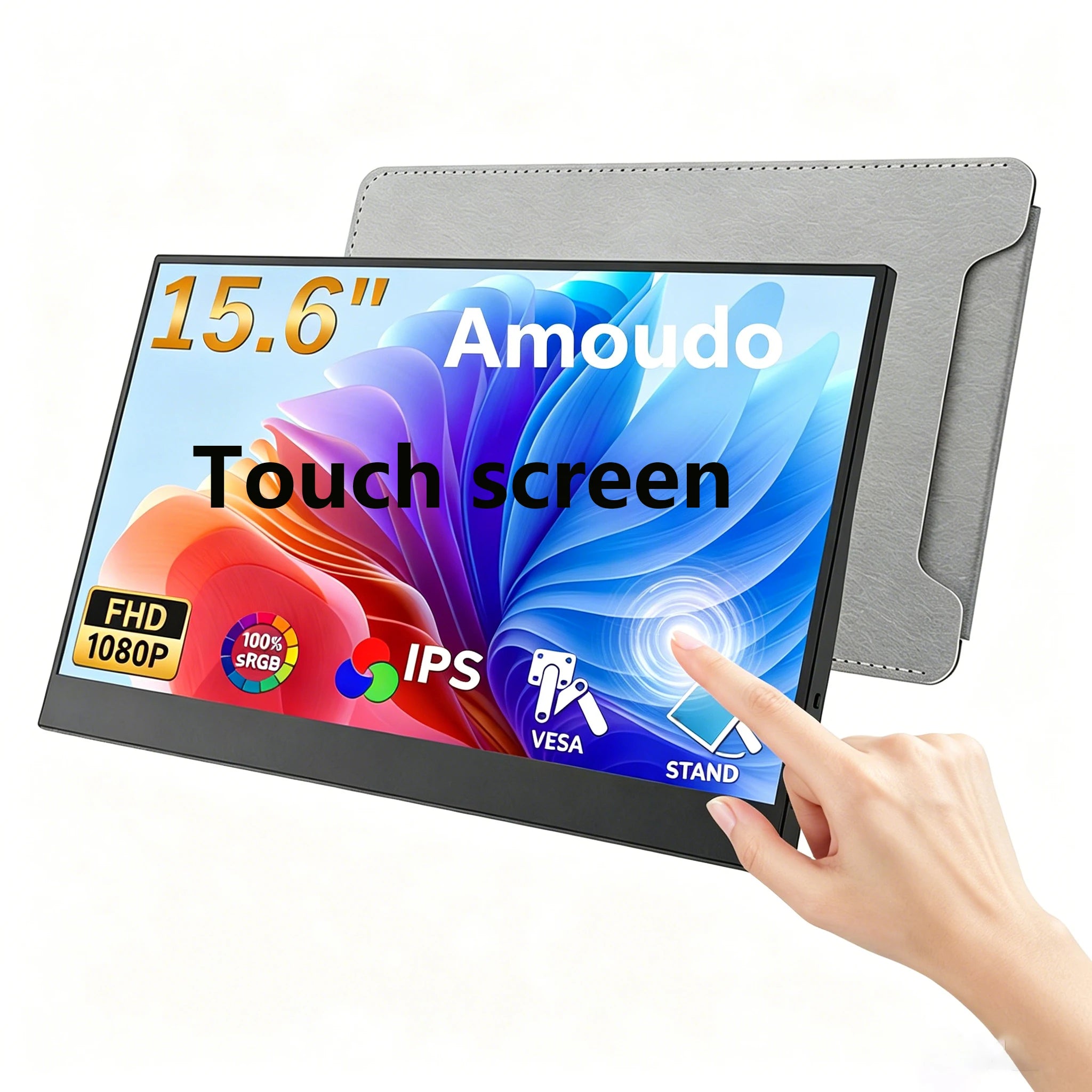 ViewMate 15.6" Portable Monitor – Full HD IPS USB-C Dual Screen Display