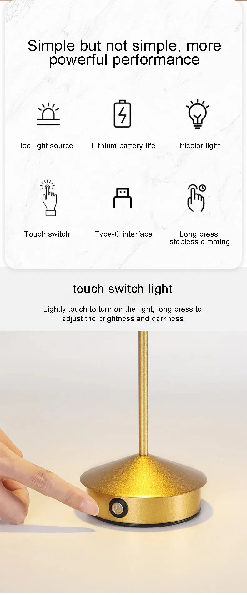 LumiDesk Cordless LED Desk Lamp
