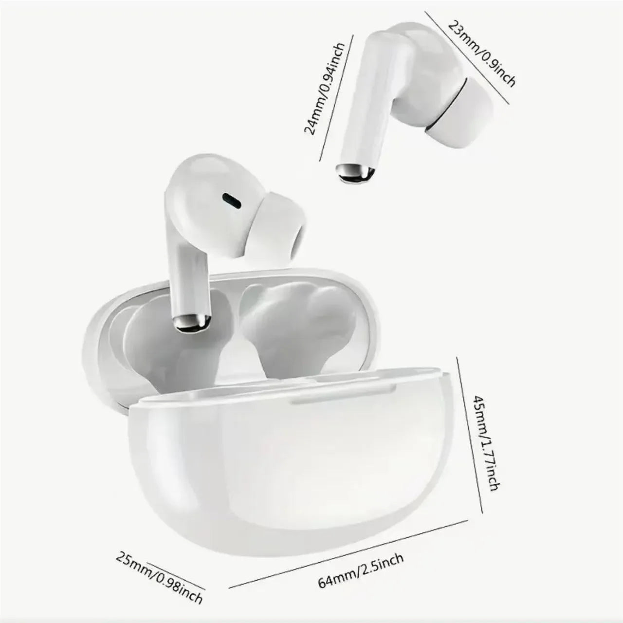 AirBuds Pro True Wireless Bluetooth 5.3 Earbuds with ANC & Mic
