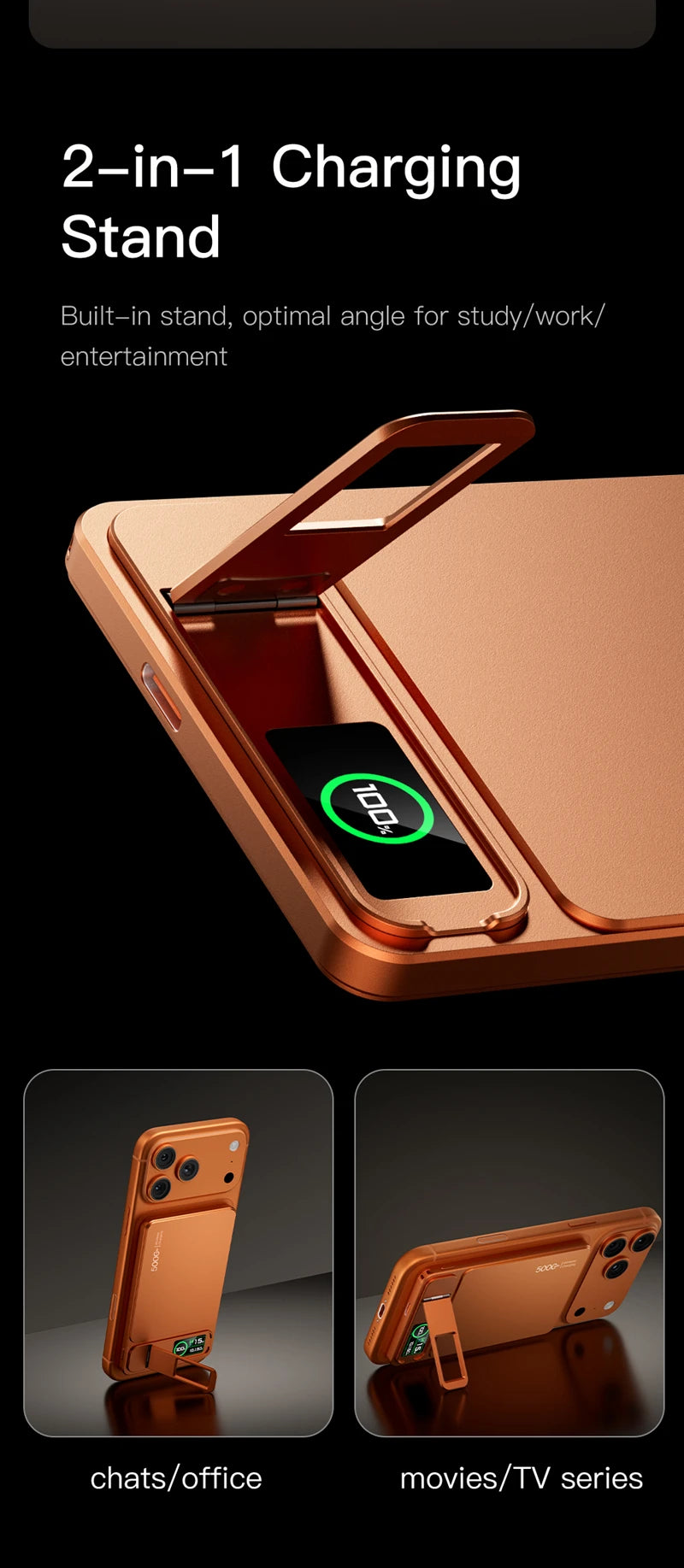 MagSnap 10000mAh Magnetic Wireless Power Bank for iPhone 14-17