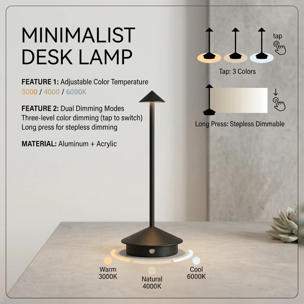 LumiDesk Cordless LED Desk Lamp