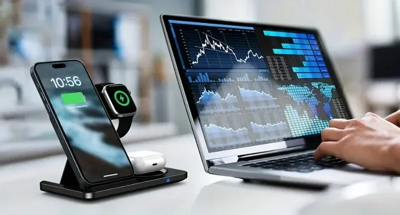 TriCharge 3-in-1 Wireless Charging Station