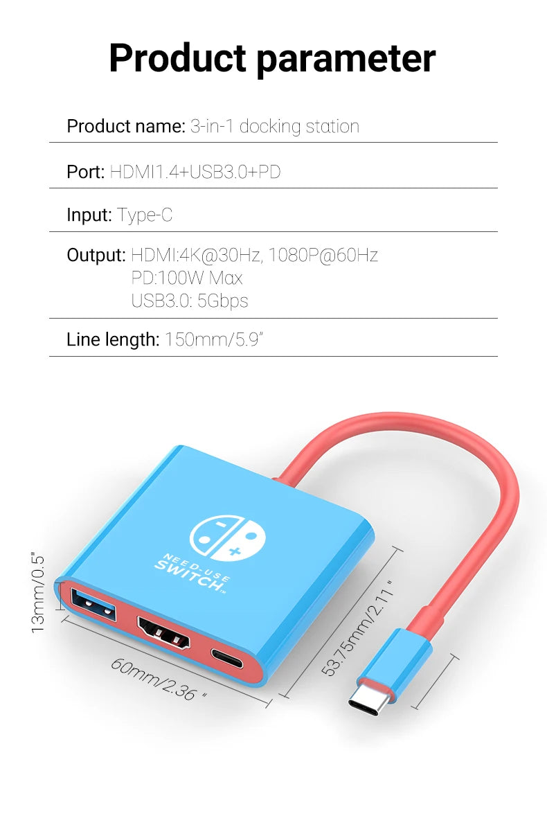 HubX 3-in-1 USB-C Hub