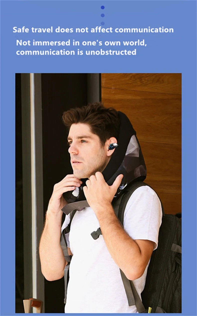 ClipSound Open-Ear Bone Conduction Bluetooth Headset with Mic