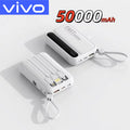 VoltMini 50000mAh Power Bank with Built-In Cables & LED Display