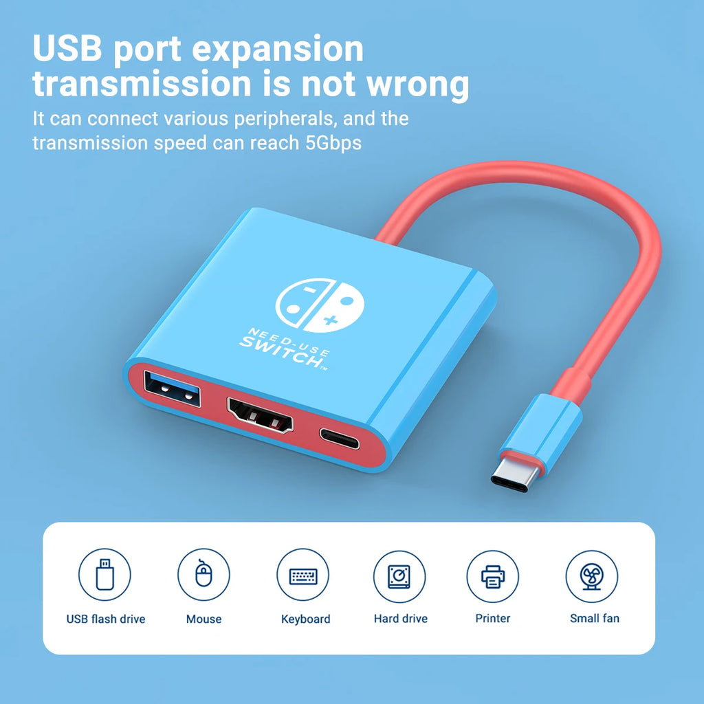 HubX 3-in-1 USB-C Hub