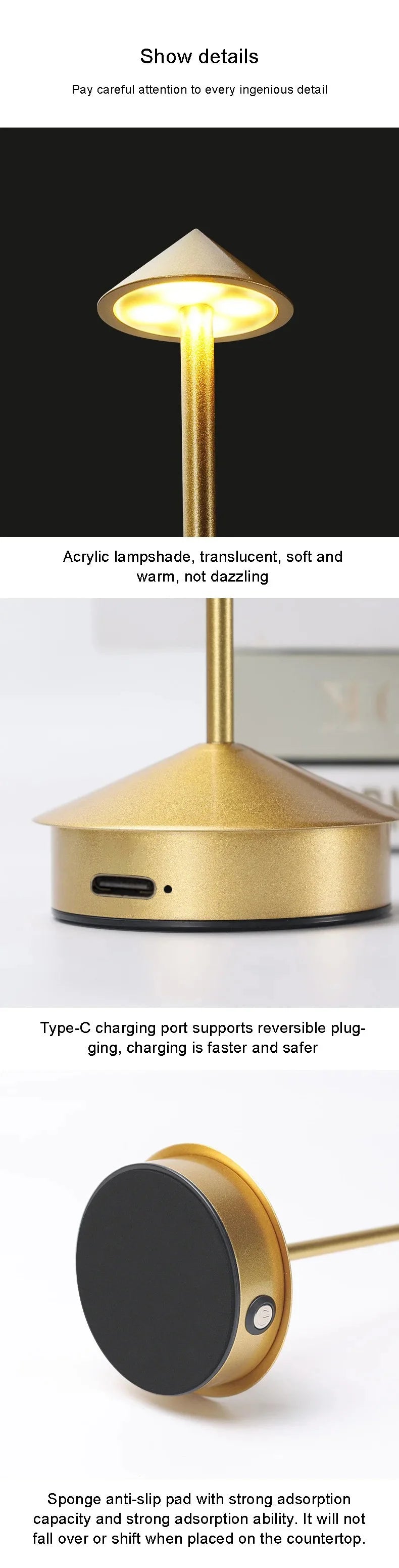 LumiDesk Cordless LED Desk Lamp