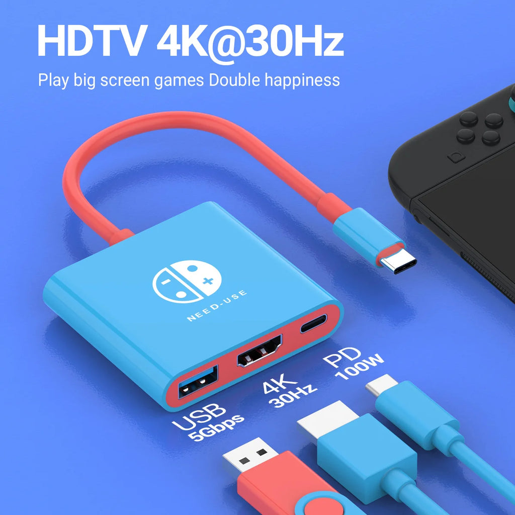 HubX 3-in-1 USB-C Hub