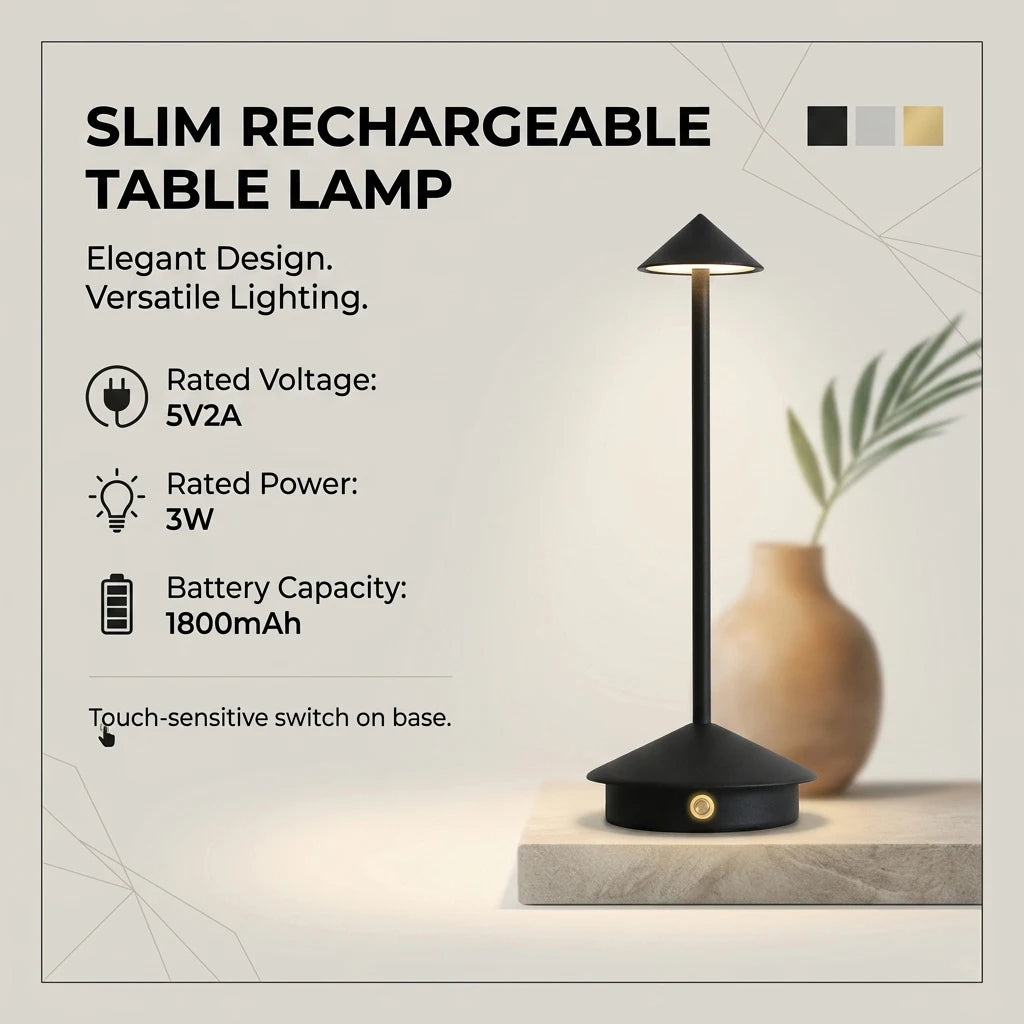 LumiDesk Cordless LED Desk Lamp