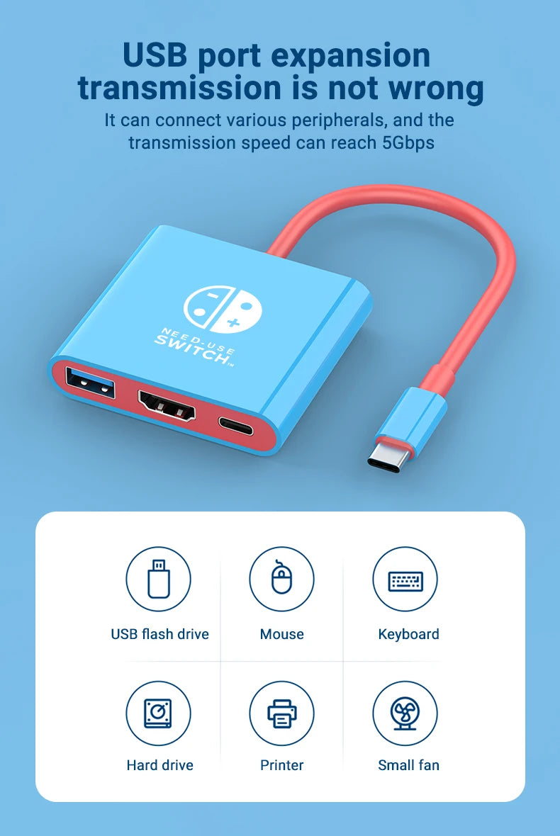 HubX 3-in-1 USB-C Hub