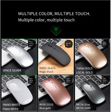 Dual-Mode Wireless Bluetooth Mouse