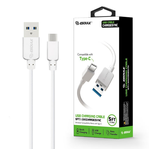 CORD 5 — USB-C Charge & Sync Cable, 5 ft