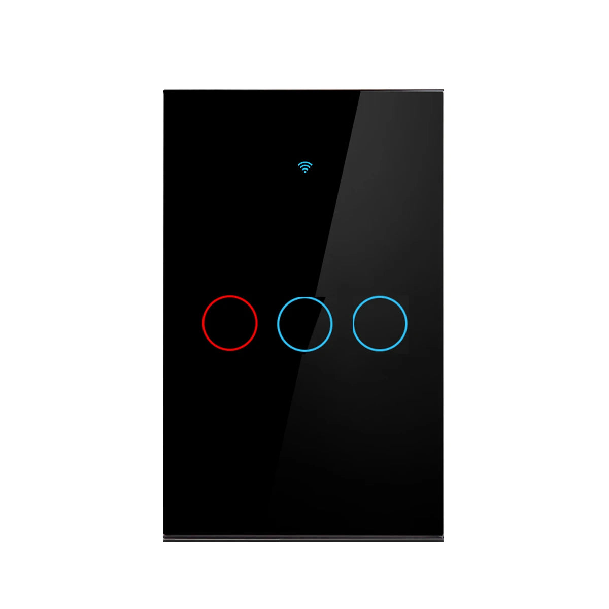 Work with Tuya Wifi US Smart Light Switch Neutral Wire/No Neutral Wire Required 120 Type Wall Touch Switch Alexa, Google Home