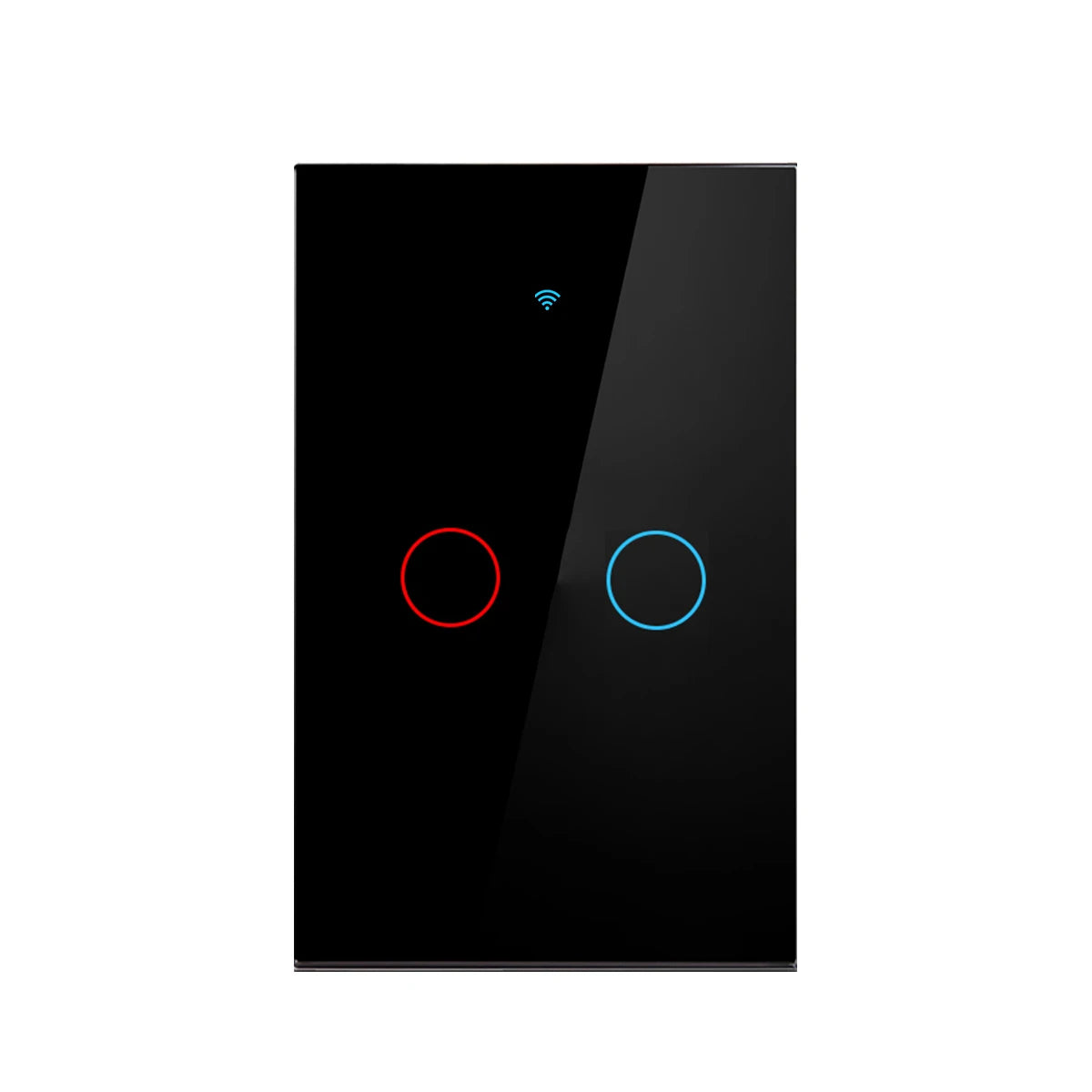 Work with Tuya Wifi US Smart Light Switch Neutral Wire/No Neutral Wire Required 120 Type Wall Touch Switch Alexa, Google Home