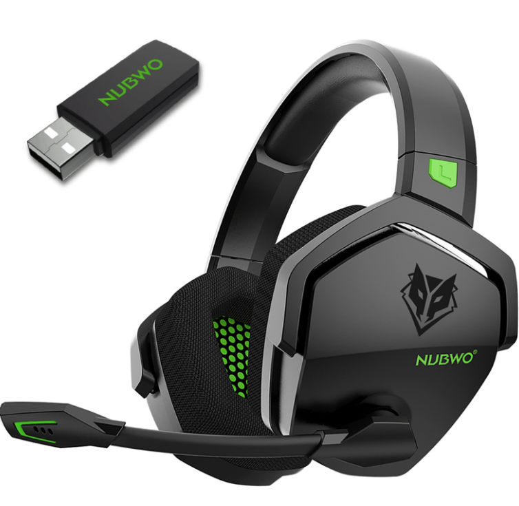 HUSH PRO — Wireless Over-Ear Gaming Headset with Mic