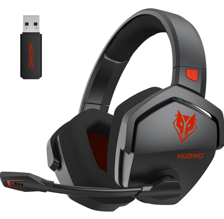 HUSH PRO — Wireless Over-Ear Gaming Headset with Mic