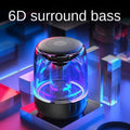 Portable Bluetooth Speaker with LED Lights