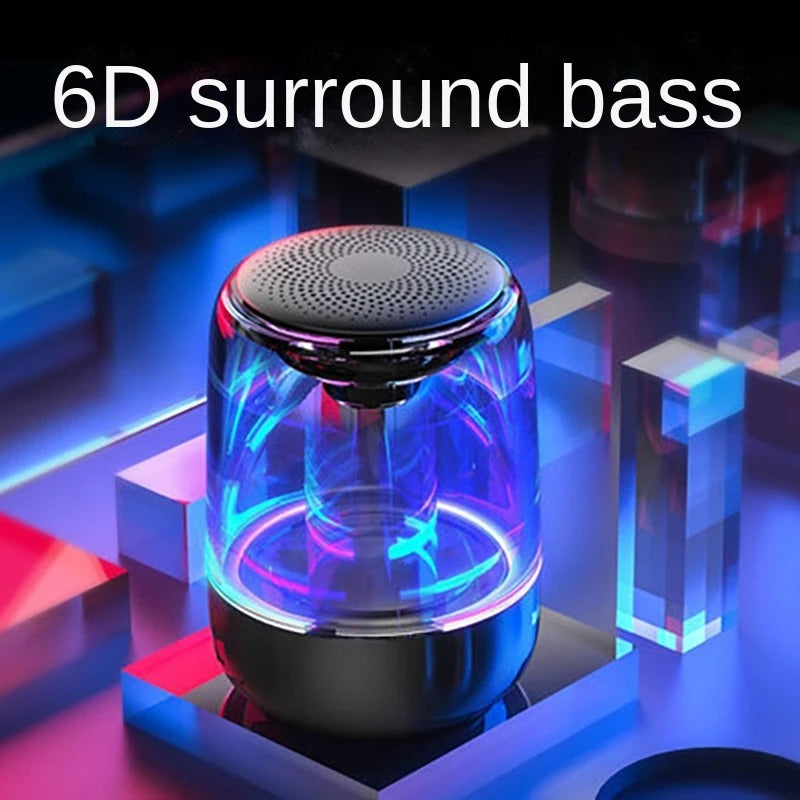 Portable Bluetooth Speaker with LED Lights